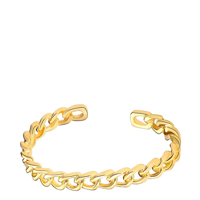 Chloe Collection by Liv Oliver 18K God Chain Cuff Bangle