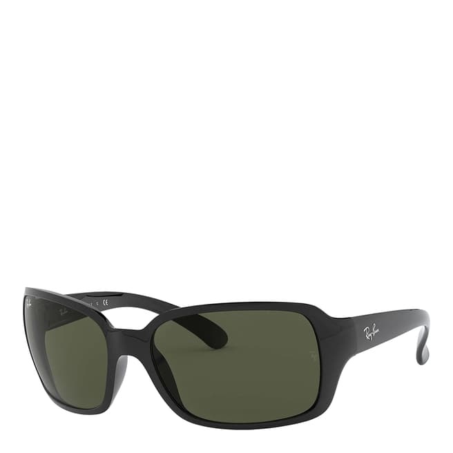Ray-Ban Women's Black/Green Classic Ray-Ban Sunglasses 60mm