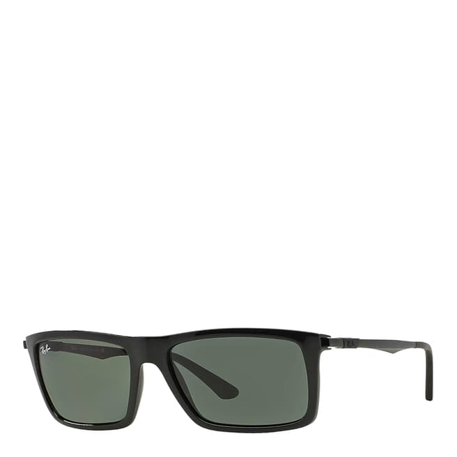 Ray-Ban Men's Black/Green Ray-Ban Sunglasses 59mm