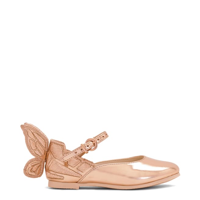 Sophia Webster Chiara Embroidery Baby Rose Gold
