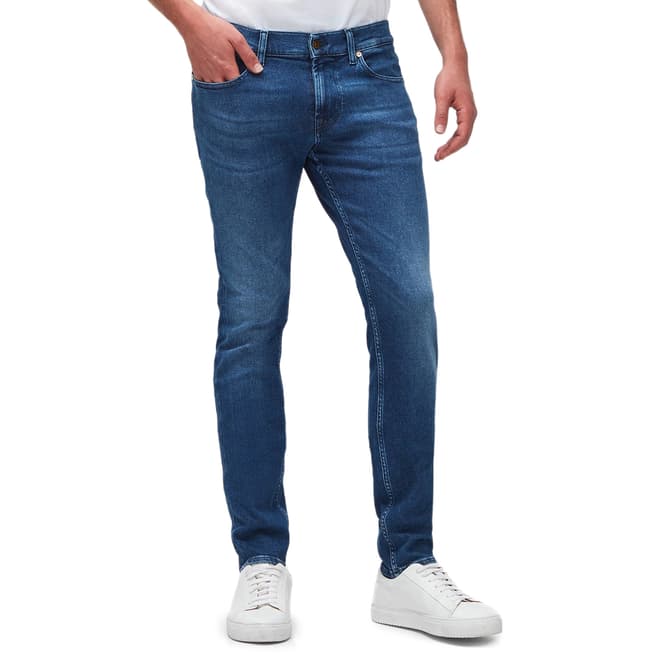 7 For All Mankind Mid Blue Ronnie Stretch Jeans
