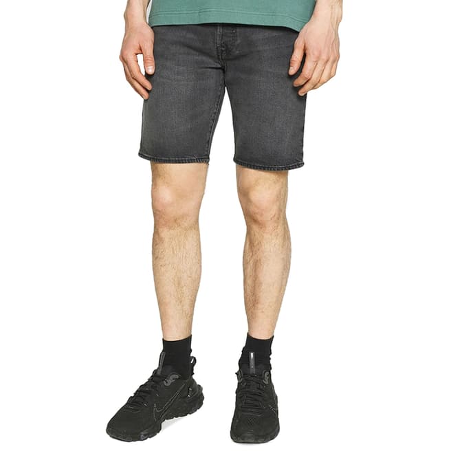 Levi's Black 501® Hemmed Stretch Shorts