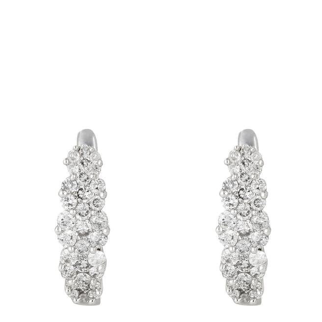 Diamond And Co Silver "Wonder Of Lights" Diamond Earrings