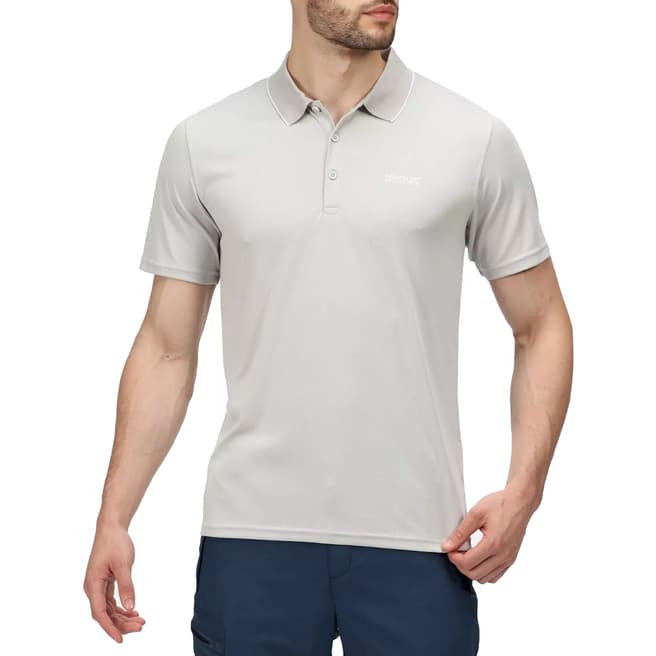 Regatta Grey Logo Polo Shirt