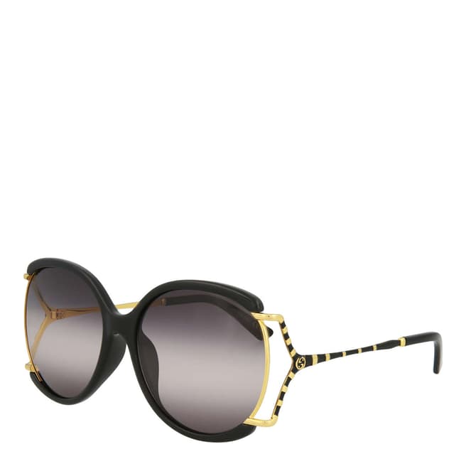 Gucci Women's Black/Grey Gucci Sunglasses 60mm