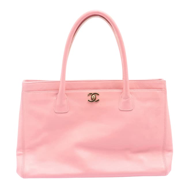 Vintage Chanel Pink Executive Shoulder Bag