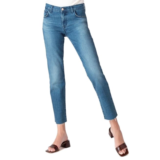 J Brand Blue Adele Straight Stretch Jeans
