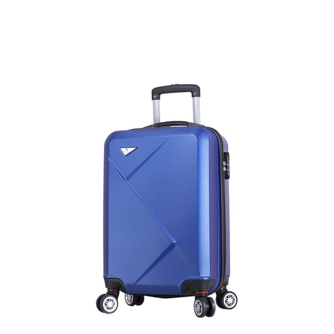 MyValice Blue Cabin Diamond Suitcase