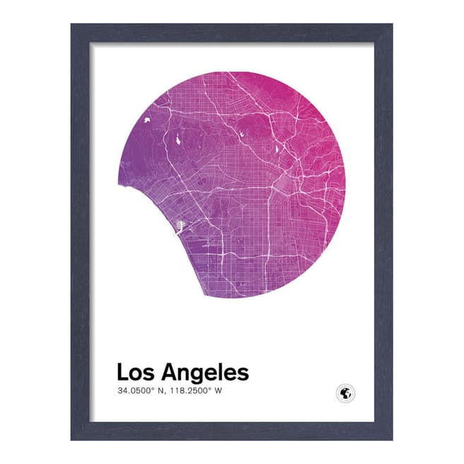 Paragon Prints Los Angeles 35.5x28cm Framed Print