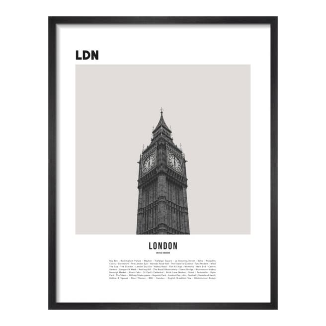 Paragon Prints London III 28x36cm Framed Print