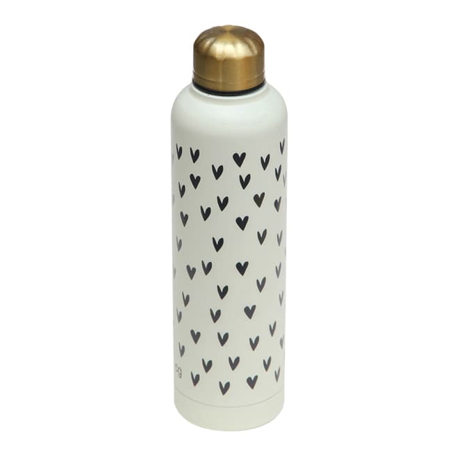 Caroline Gardner Hearts Metal Water bottle