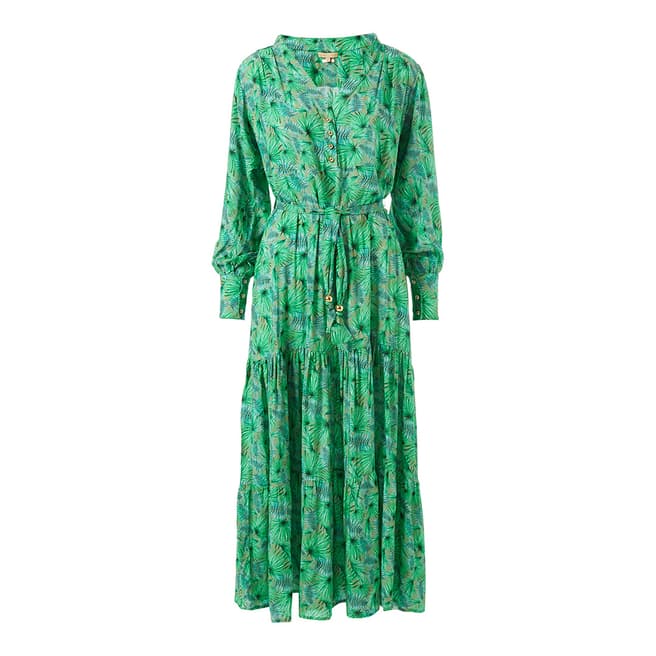 Melissa Odabash Green Fern Lorikeet Dress