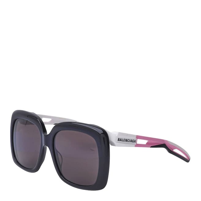 Balenciaga Unisex Black/Grey Balenciaga Sunglasses 57mm