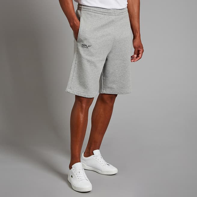 Replay Grey Organic Cotton Shorts