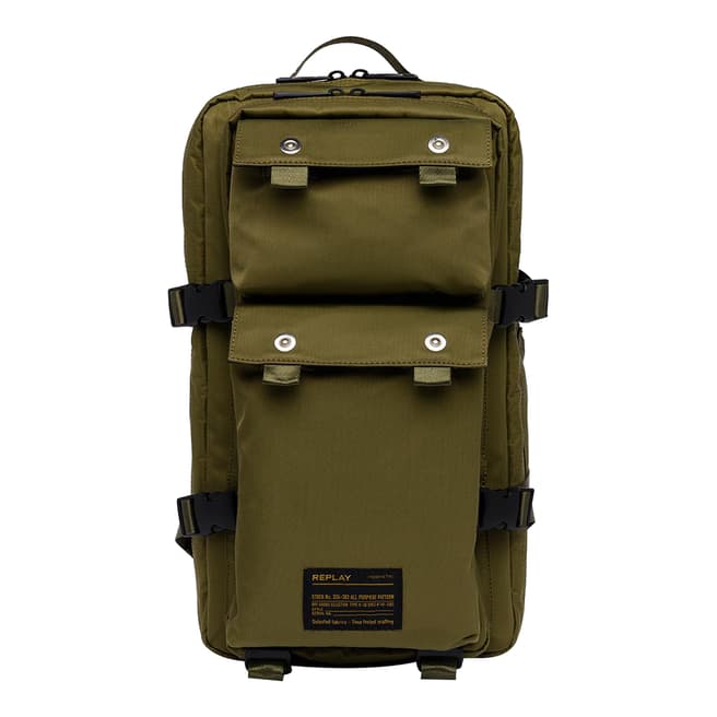 Replay Green Hybrid Zip Around Backpack