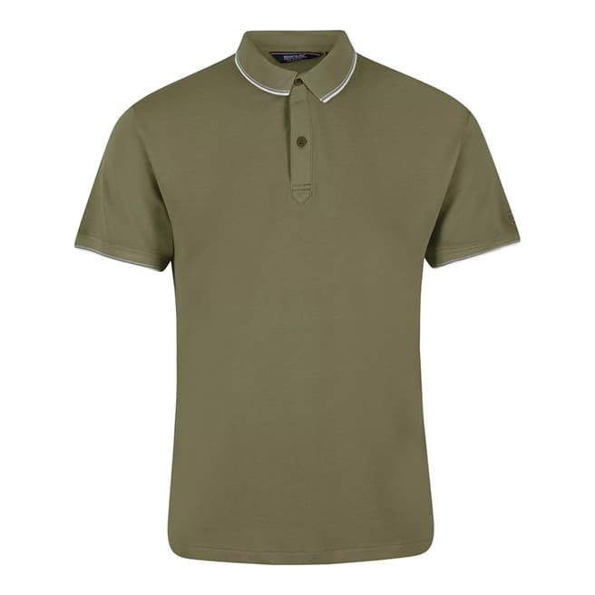 Regatta Green Cotton Polo Shirt