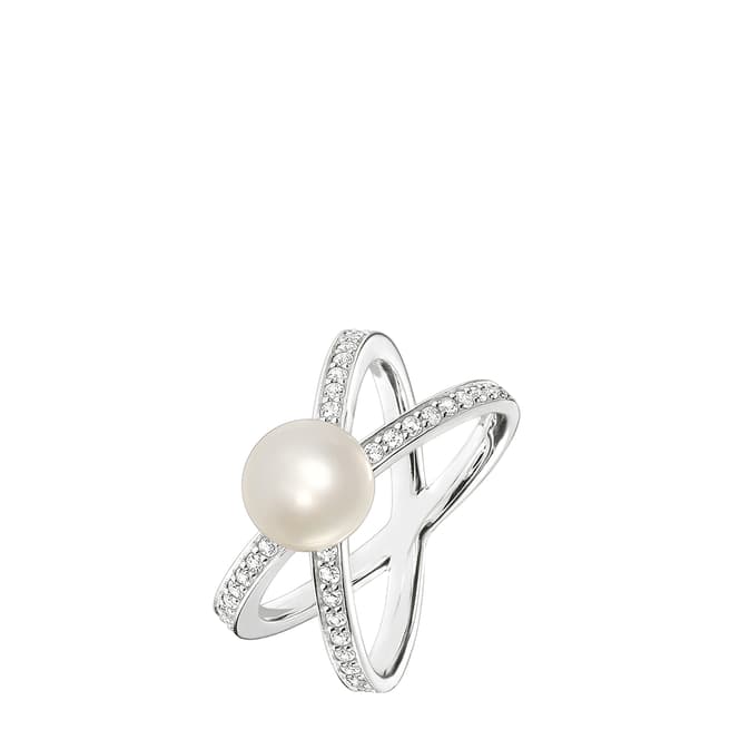 Thomas Sabo Sterling Silver and Pearl Ring