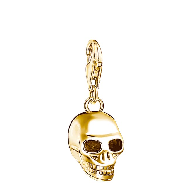 Thomas Sabo Gold Skull Charm Pendant