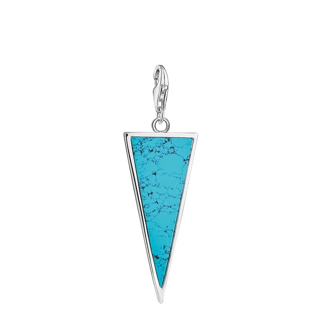 Thomas Sabo 925 Sterling Silver Turquoise Pendant Charm