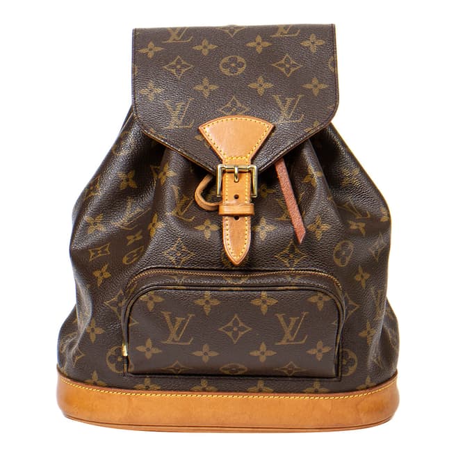 Vintage Louis Vuitton Brown Montsouris Backpack MM