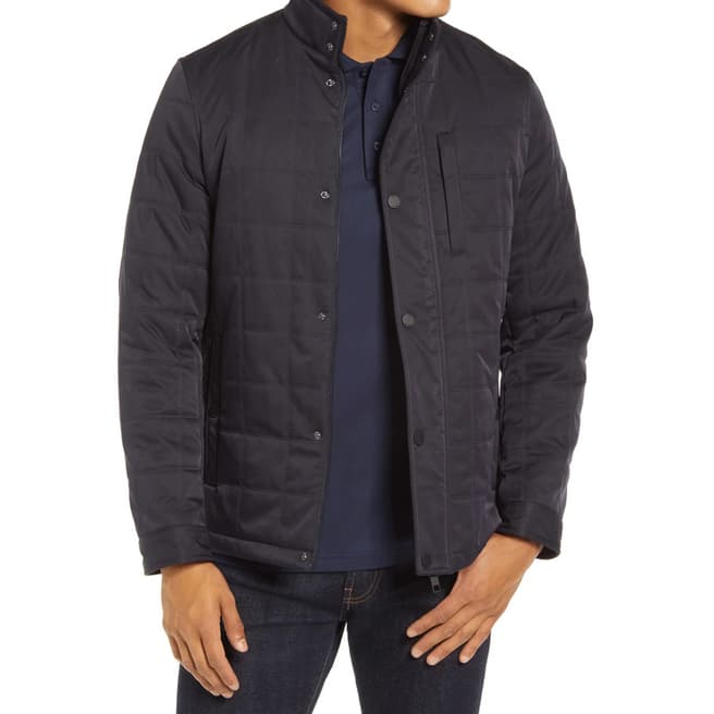 Ted Baker Navy Humber Quilted Jacket