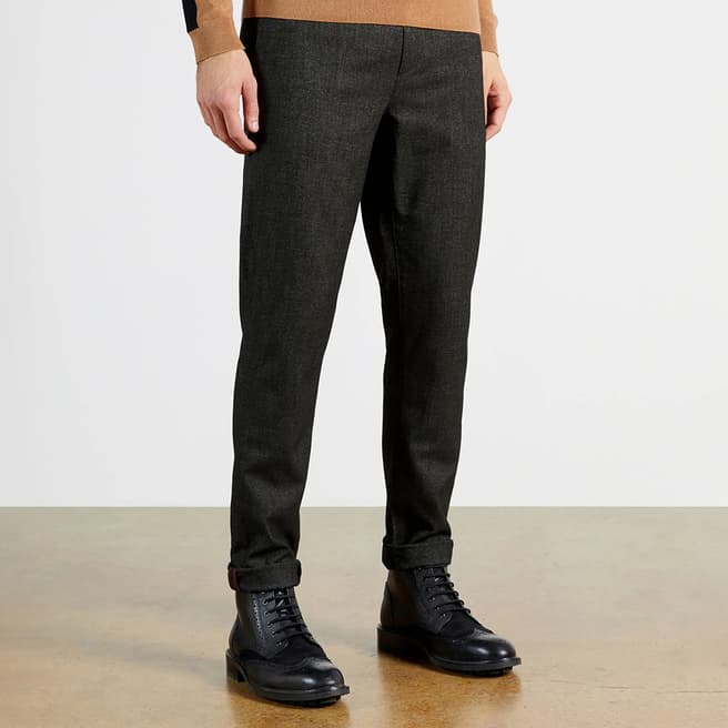 Ted Baker Charcoal Haloe Slim Fit Trousers