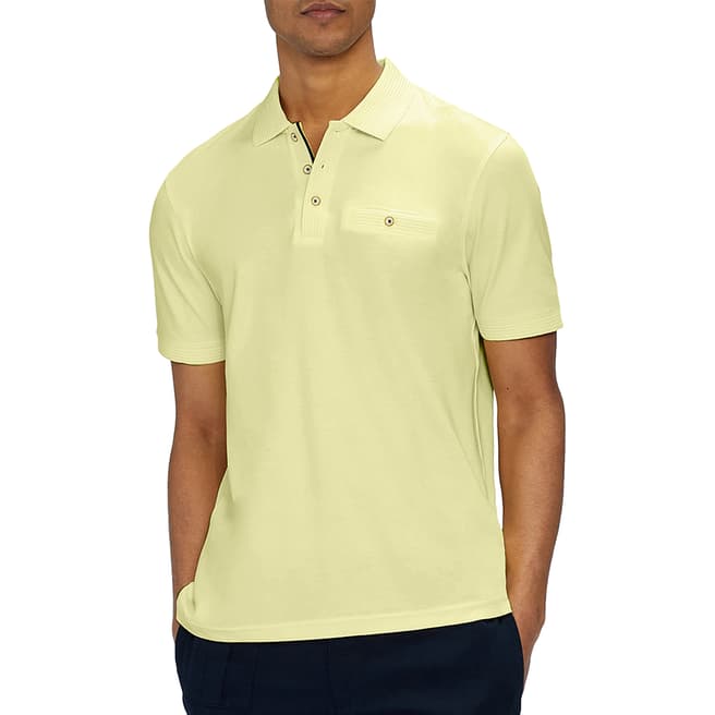 Ted Baker Yellow Pumpit Cotton Polo
