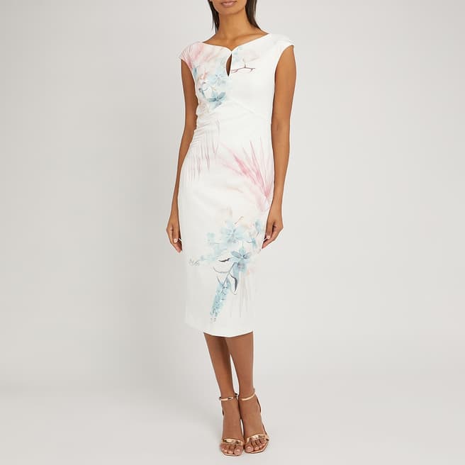 Ted Baker Multi Floral Soozie Bodycon Dress