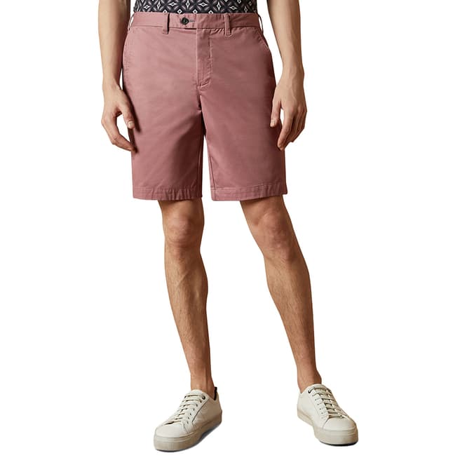 Ted Baker Pink Buenose Cotton Stretch Short