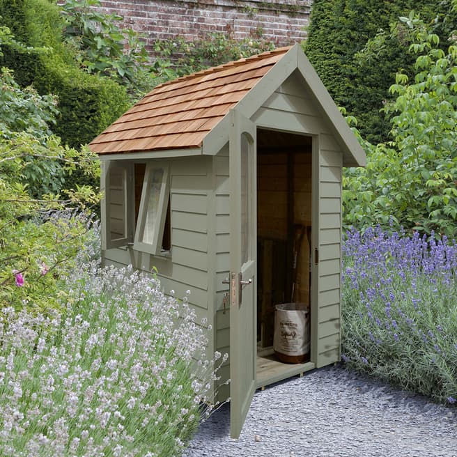 Forest Garden Save £1358 - 6x4 Retreat Shed, Green