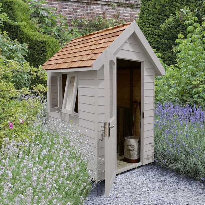 Forest Garden Save £1358 - 6x4 Retreat Shed, Grey