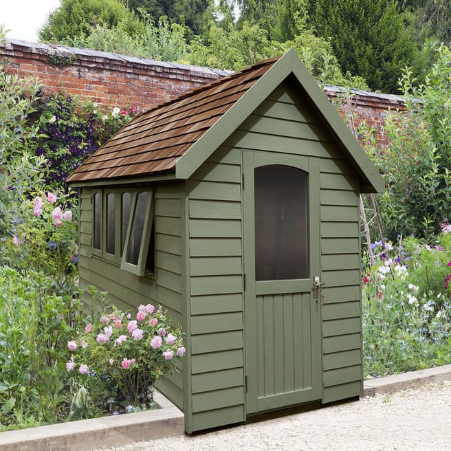 Forest Garden Save £1618 - 8x5 Retreat Shed, Green