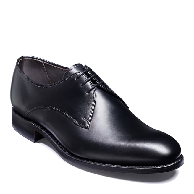 Barker Black Leather Pitlochry Oxford Shoes G Fit