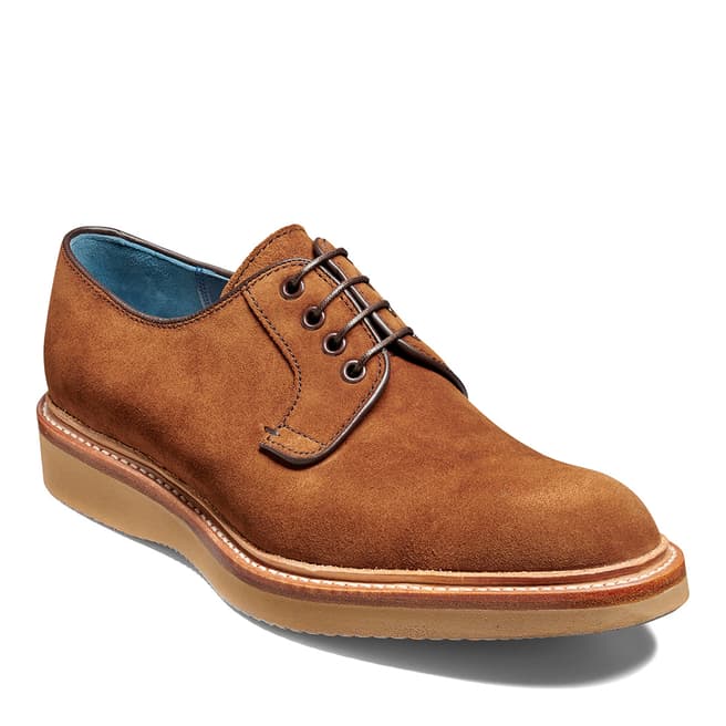 Barker Old Snuff Suede Dean Derby Shoes G Fit