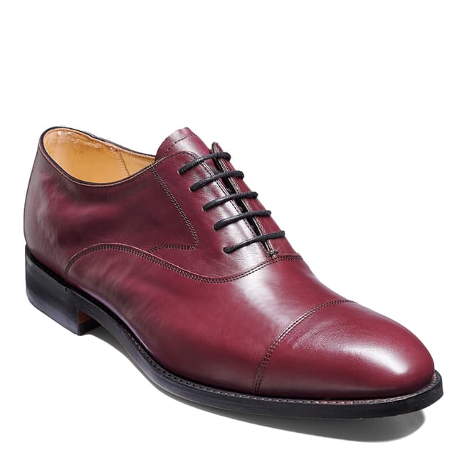 Barker Oxblood Leather Falsgrave Oxford Shoes G Fit