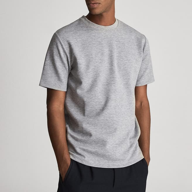 Reiss Grey Melange Bradley T-Shirt