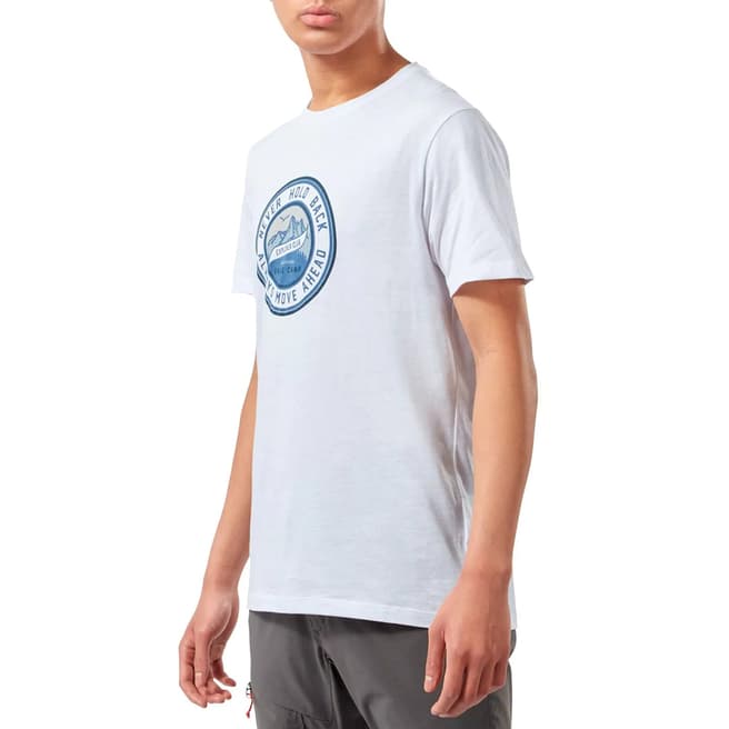 Craghoppers White Graphic Cotton T-Shirt