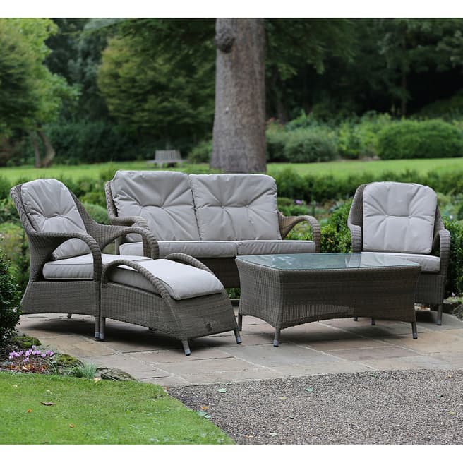 4 Seasons Sussex Lounge Set with Footstool