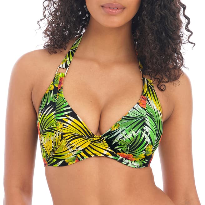 Freya Multi Maui Daze UW Halter Bikini Top