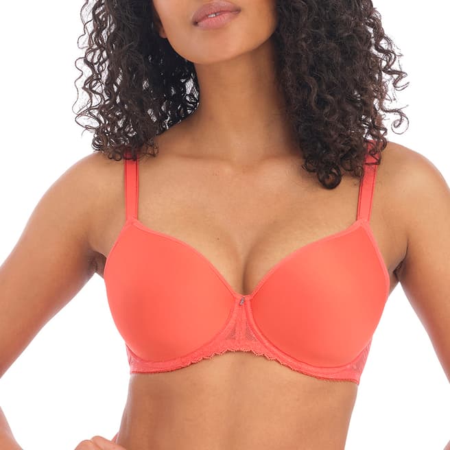 Freya Hot Coral Signature UW Moulded Spacer Bra