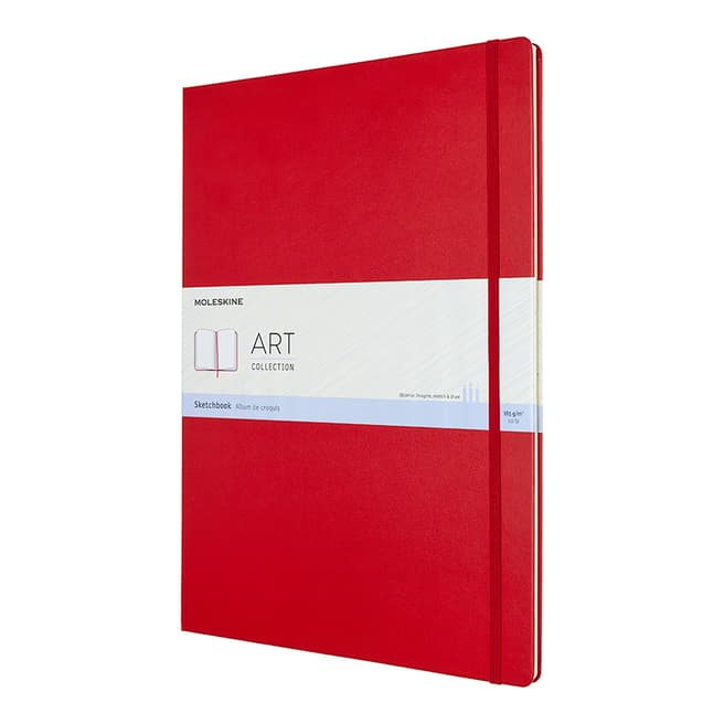 Moleskine A3 Art Sketchbook, Red