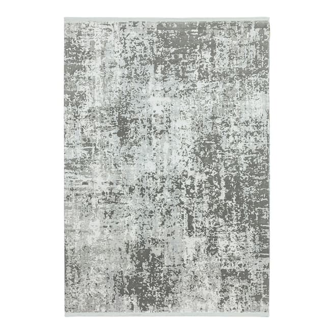 Asiatic Olympia 200x290cm Rug, Silver Grey Abstract