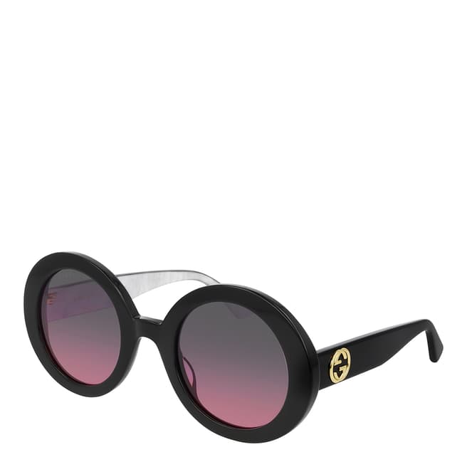 Gucci Women's Black Smoke Gucci Sunglasses 52mm
