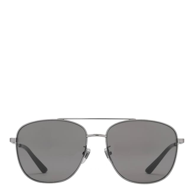 Gucci Unisex Ruthenium Silver Gucci Sunglasses 61mm