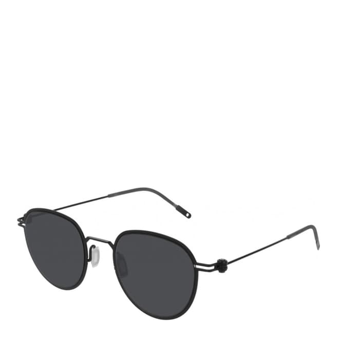 Montblanc Men's Black Grey Montblanc Sunglasses 48mm