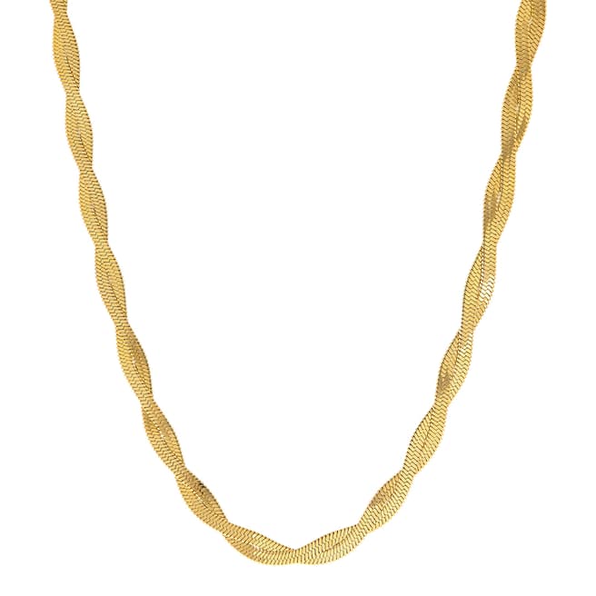 Hey Harper 14K Gold Braided Nassau Necklace