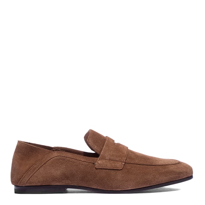 Oliver Sweeney Tan Suede Marinha Loafers