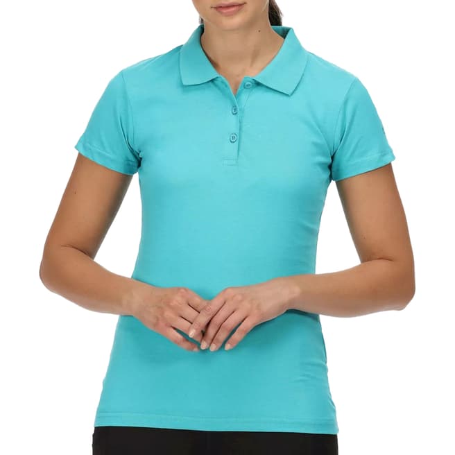 Regatta Turquoise Coolweave Polo Shirt