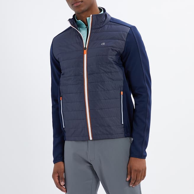 Calvin Klein Golf Navy Quilted Insulated Lightweight Jacket
