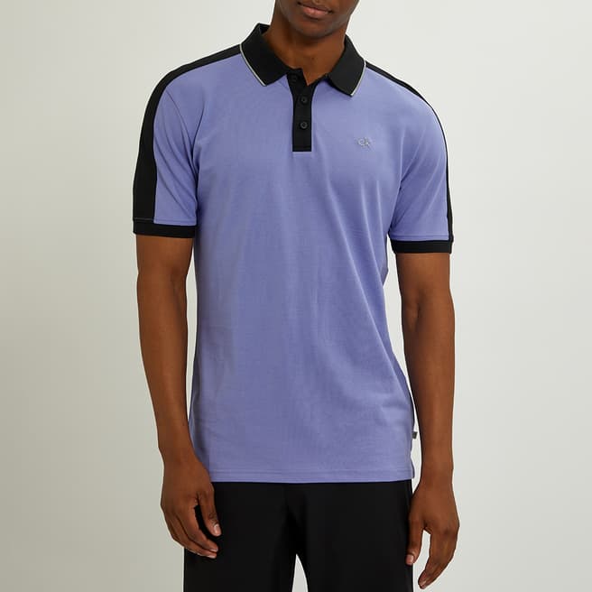Calvin Klein Golf Light Blue Drytech Stretch Polo Shirt